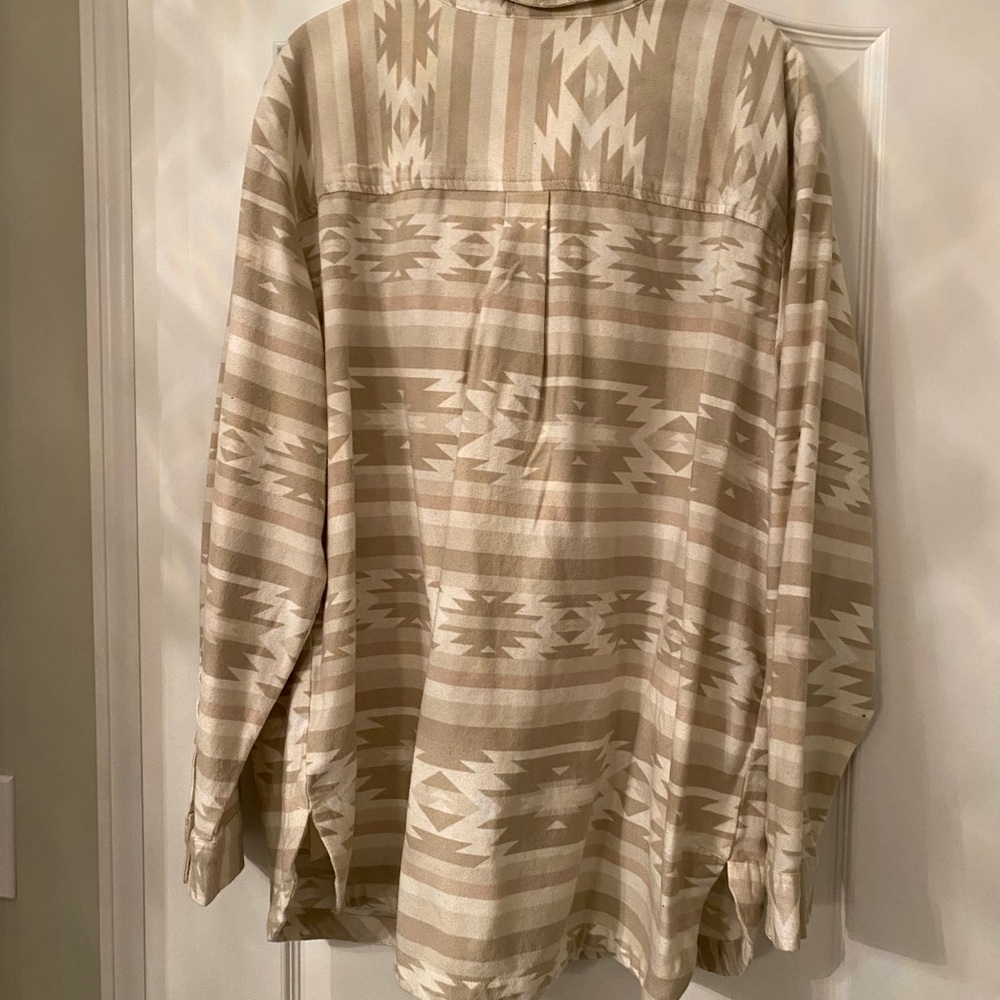 Sonoma Beige Patterned Pullover Top - image 2
